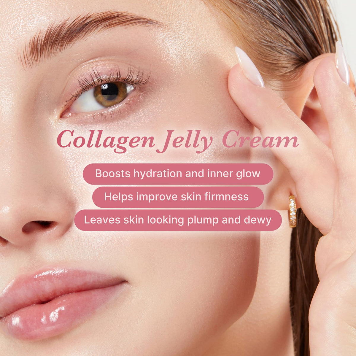 medicube Collagen Jelly Cream, Moisturizing Cream for Plump Skin, 1.69fl.oz