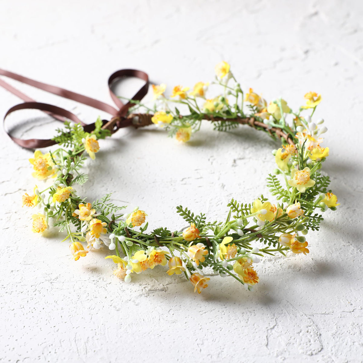 Pink Bohemian Flower Crown, Fairy Babys Breath Flower Headband