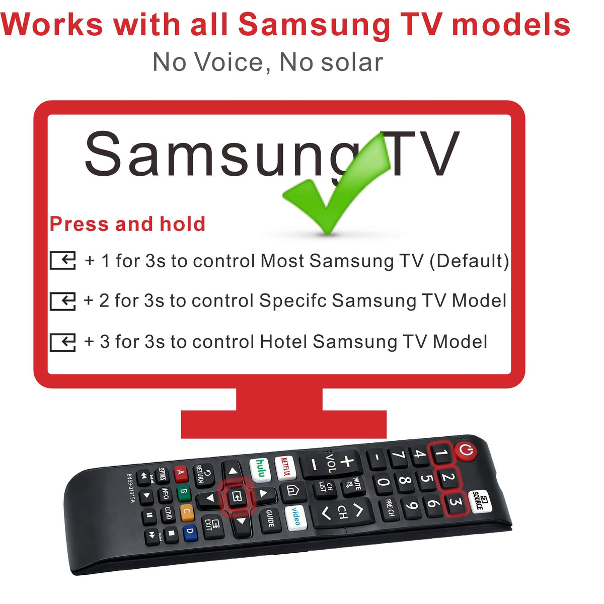 Replacement Remote Compatbile with Toshiba TV Remote, 2026-2020