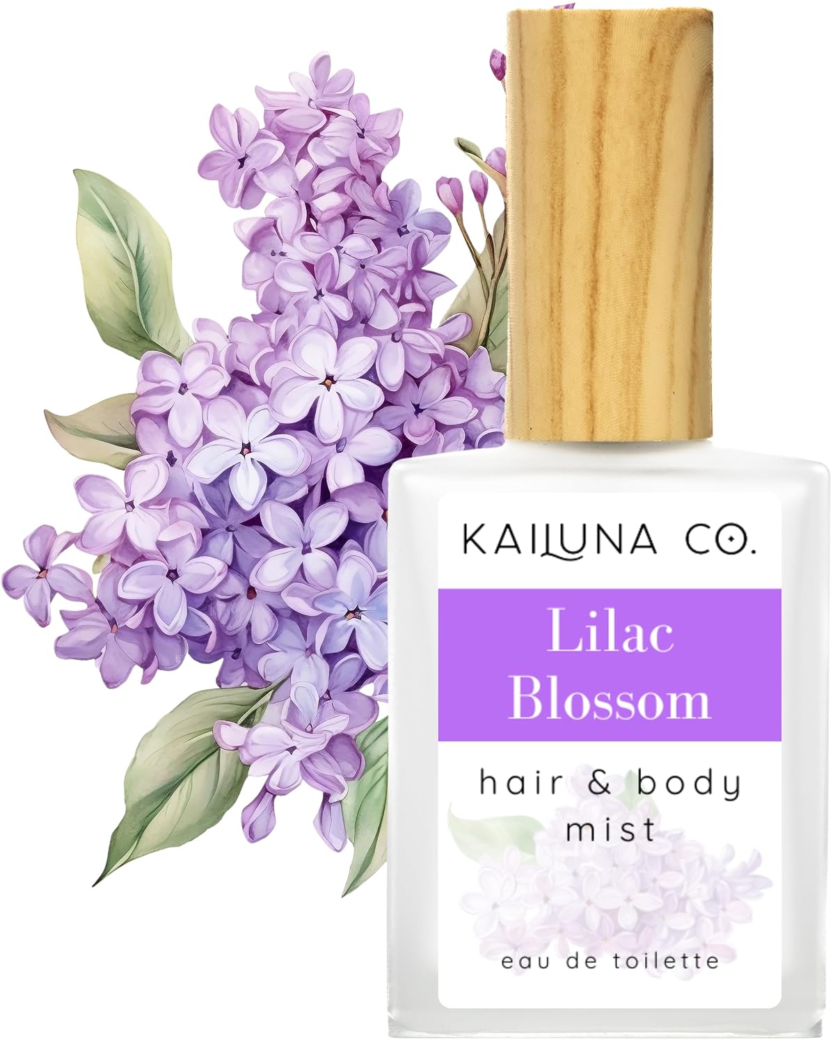 Lilac Blossom Hair & Body Mist for Women w/Essential Oils,15ml
