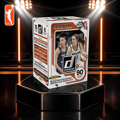 2026 Panini Donruss WNBA Basketball Blaster Box – 6 Packs, 15 Cards Per Pack, 90 Trading Cards