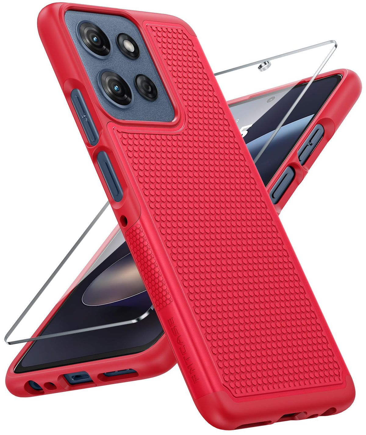FNTCASE for Google Pixel 9a Case: Green Non Slip Textured