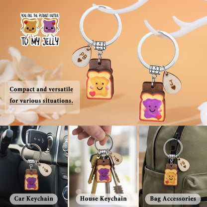 Toast Keychain for Girls New Beginnings Congratulations Gifts