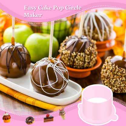 Round Cake Pop Mold Set with 9in Tray and Sticks- Blue