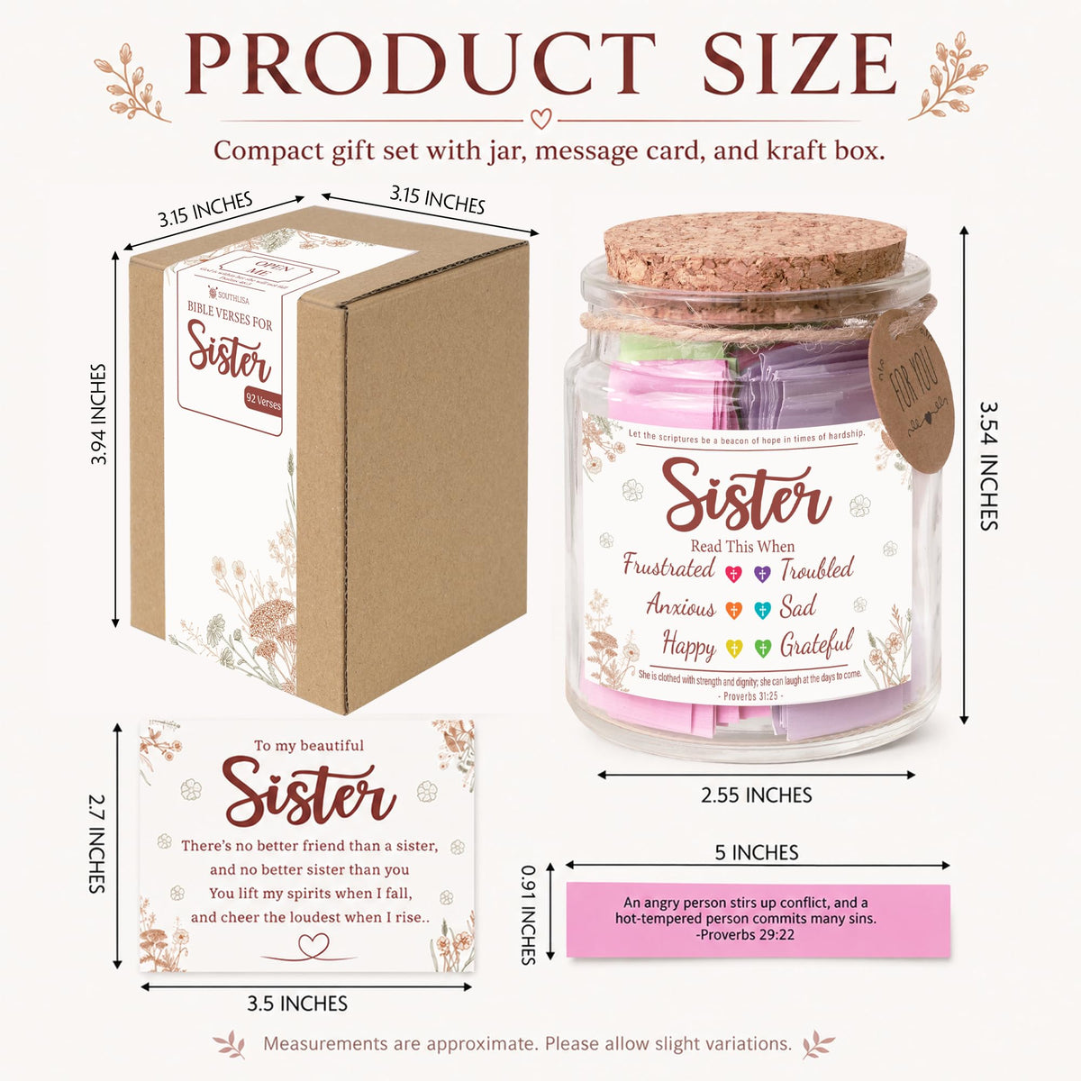 Read This When Bible Verses Jar – Birthday Gifts for Women, Christian Gifts, Christmas Gift for Women, Gift for Mom from Daughter