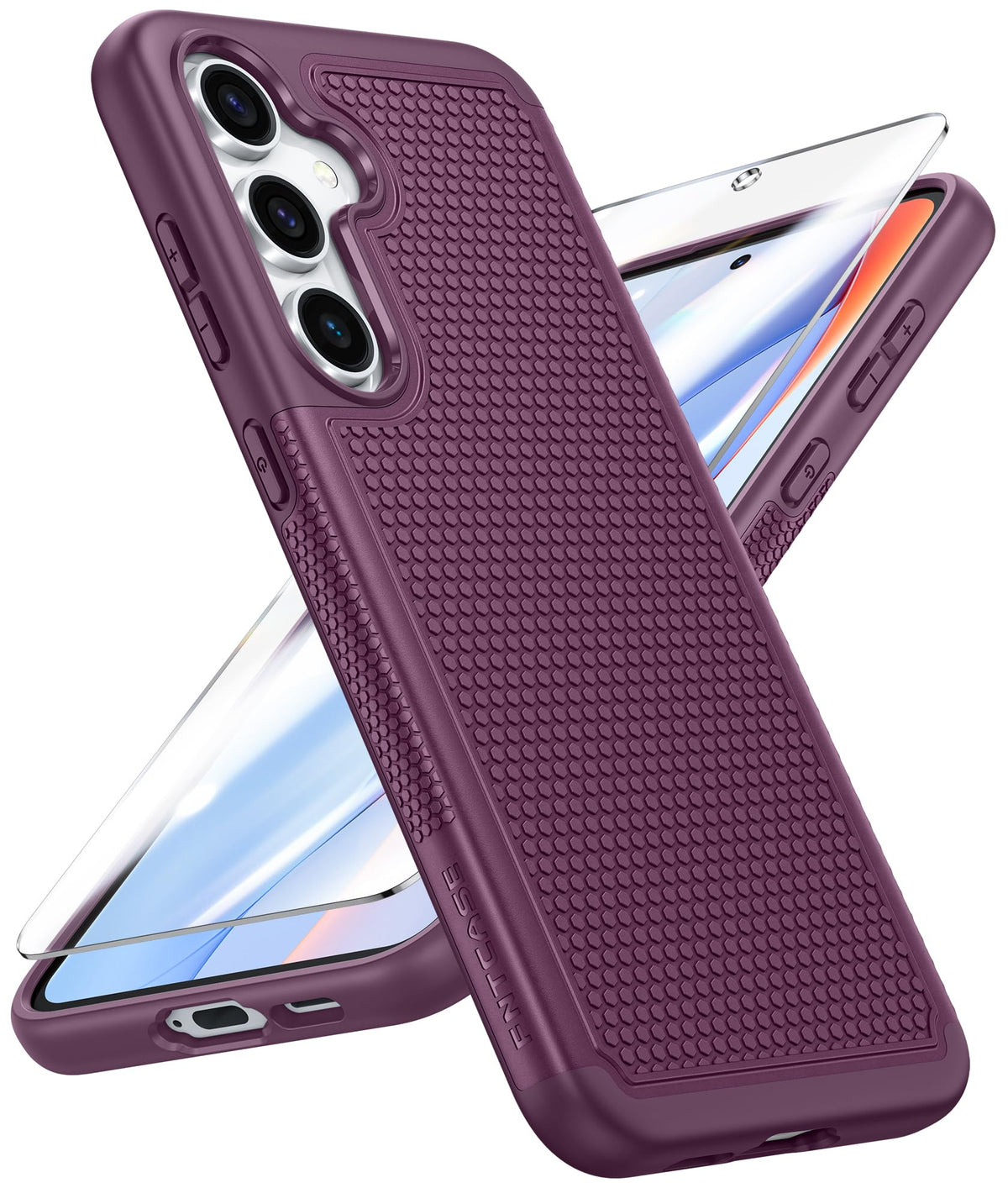 FNTCASE for Google Pixel 9a Case: Green Non Slip Textured