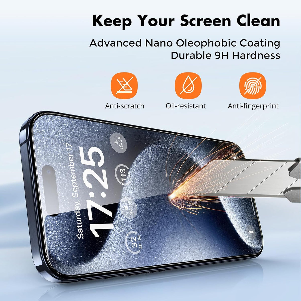 UNBREAKcable 3-Pack Screen Protector for iPhone SE 2022/SE 2020, iPhone 8/7