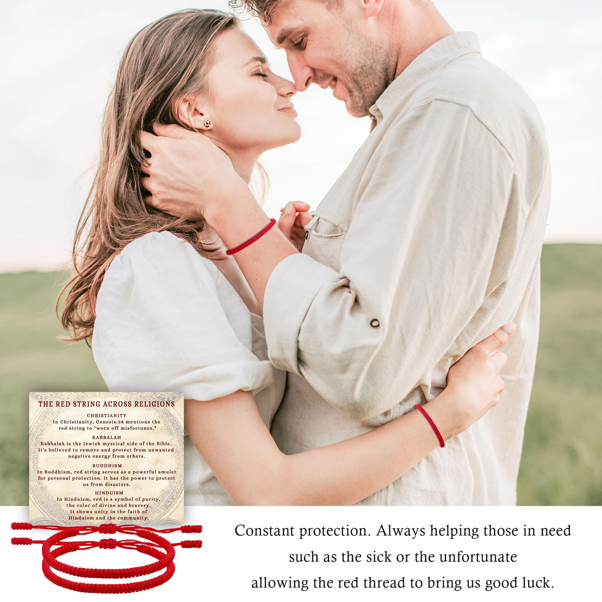 Red Bracelet for Women Men Red String Bracelet Baby Protection Gift