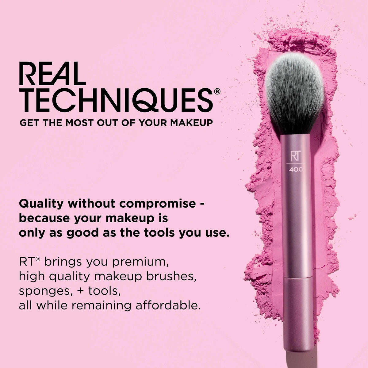 Real Techniques Mini Miracle Complexion Sponge for Makeup, 4 Count