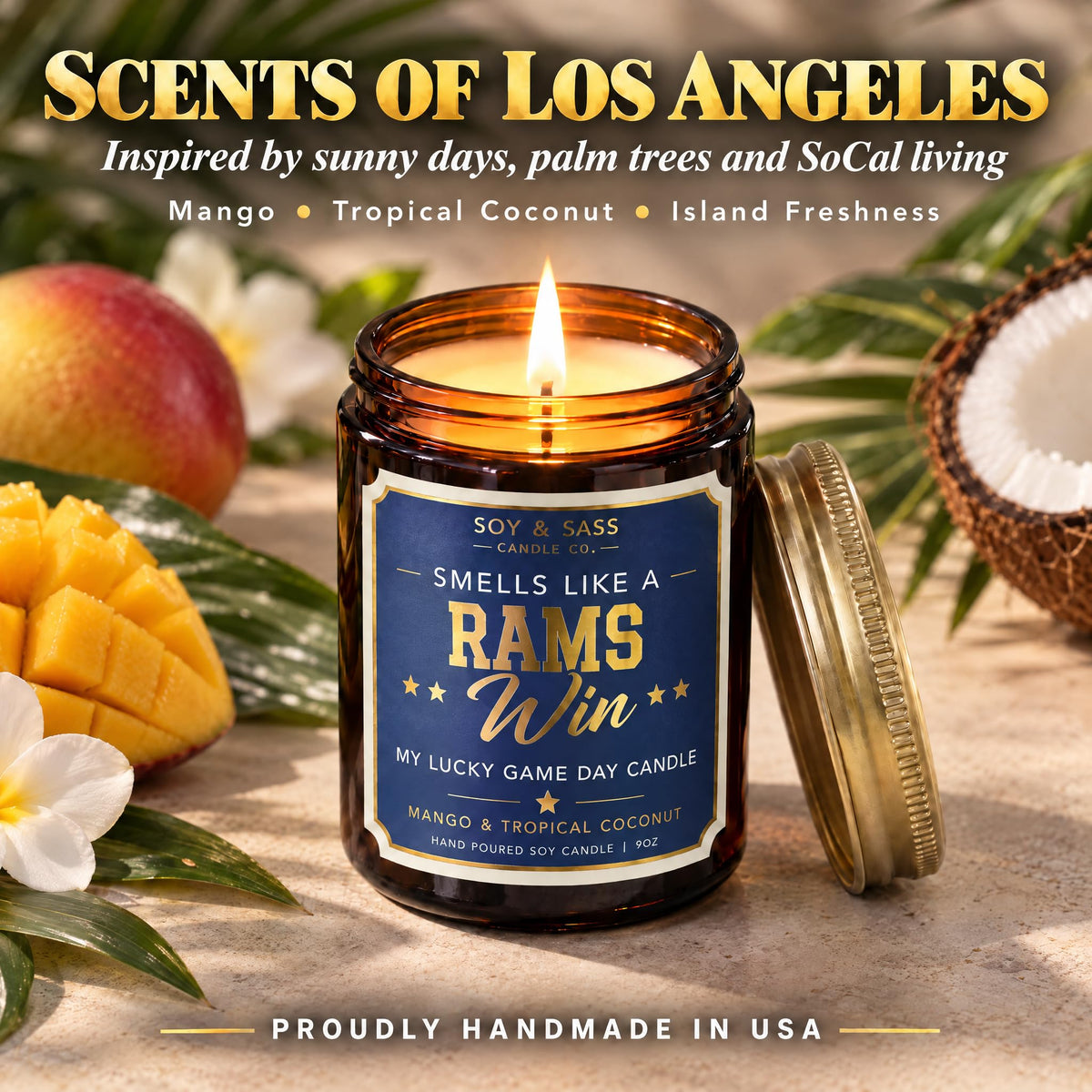 Vikings Gifts for Women / Men - Smells like a Vikings Win Candle, USA Made