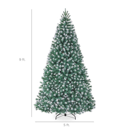 Best Choice Products Artificial Christmas Tree, 6ft Premium Unlit Realistic Spruce Holiday Décor w/Dense Branches, Easy Assembly, Metal Base - Green Spruce