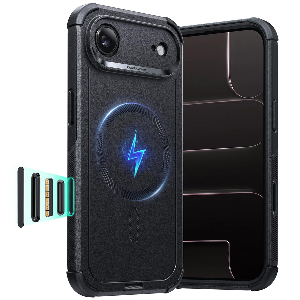 ESR Cyber Tough for iPhone 18 Pro Max/17 Pro Max Case, Black