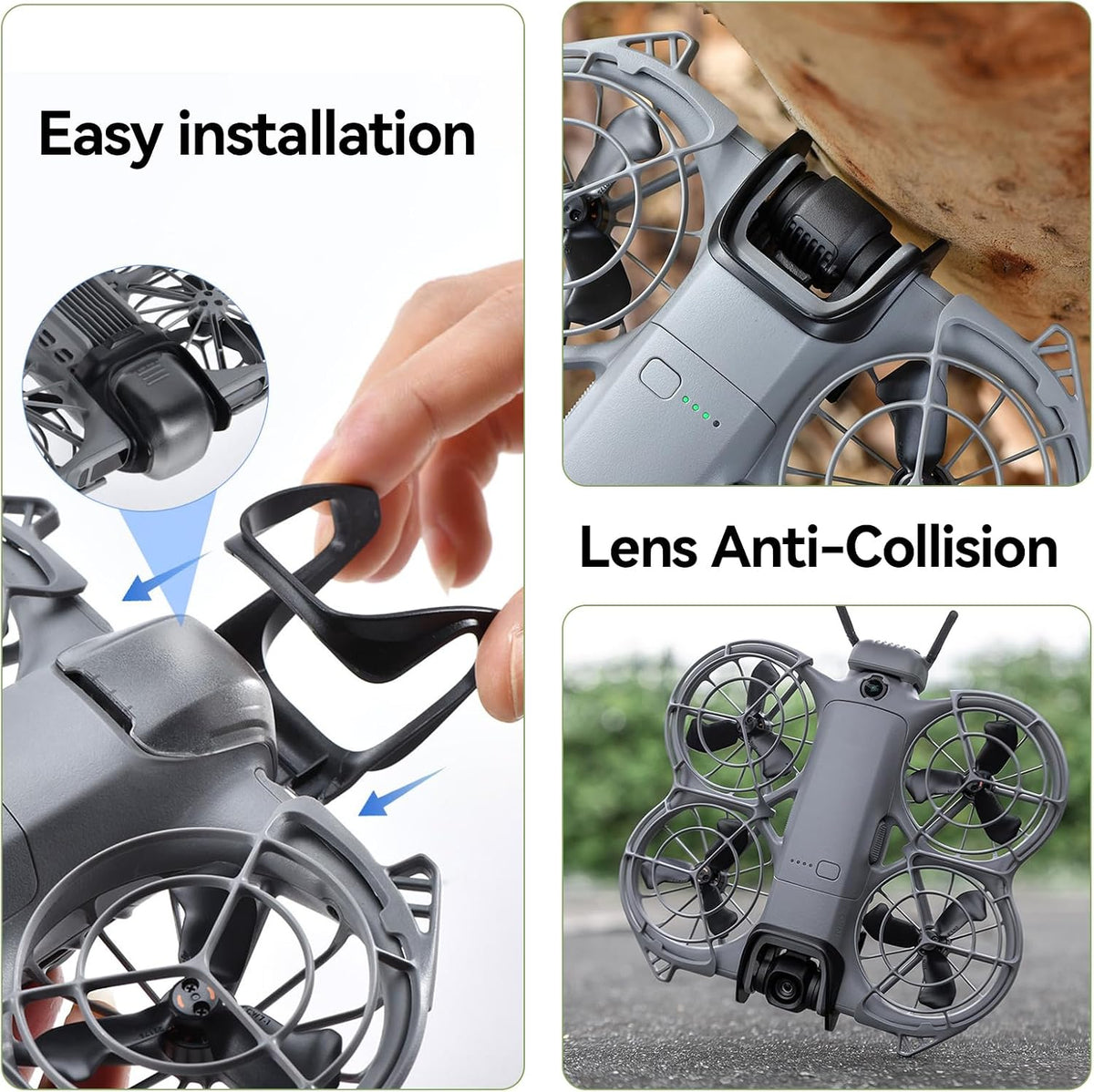 DJI Neo2(Drone Only)with Light Landing Gear, Propeller Guard, Gimbal Bumper