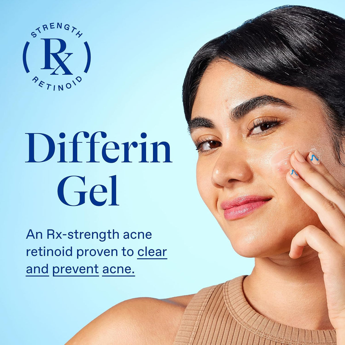 Differin Acne Retinoid Treatment Gel, 0.1% Adapalene, 15g Tube