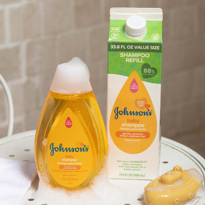 Johnson's Baby Shampoo with Aloe & Vitamin B5, Tear-Free, 20.3 fl. oz