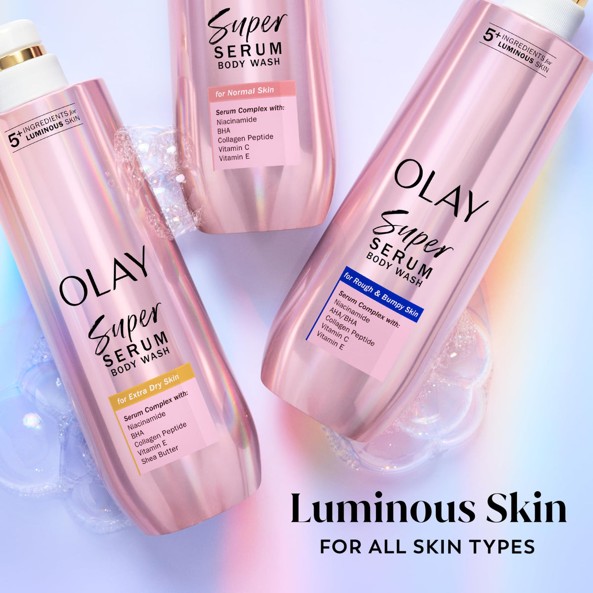 Olay Super Serum Body Wash for Women, For Extra Dry Skin, 28 fl oz