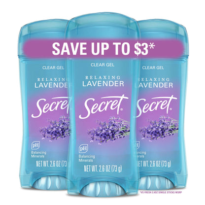 Secret Antiperspirant Deodorant for Women, Cozy Vanilla Scent, 2.6 oz