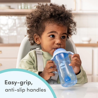 NUK Learner Straw Cup, 10oz, 2-Pack, Amazon Exclusive Timeless