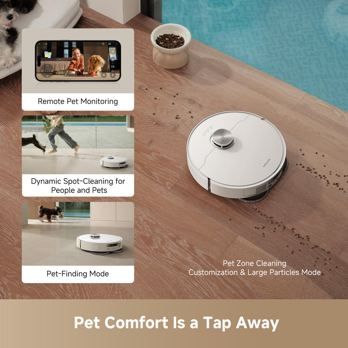 DREAME L40s Ultra AE Robot Vacuum and Mop, Self Emptying & Auto Refill