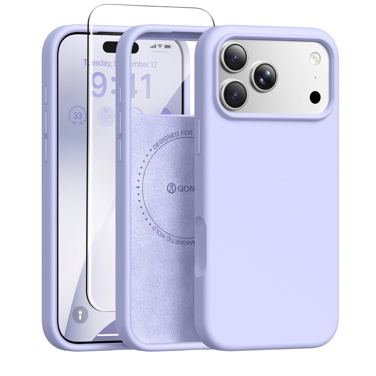 GONEZ for iPhone 18 Pro Max Case/iPhone 17 Pro Max Case, Mist Blue