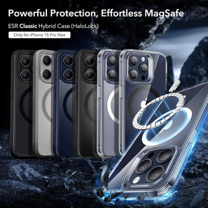 ESR Classic Hybrid for iPhone 15 Pro Max Case, Clear