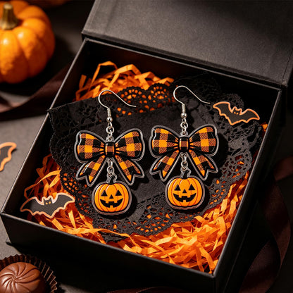 Hocus Pocus Earrings for Women Spooky Witch Halloween Pumpkin Earrings Halloween Accessories Witch Jewelry