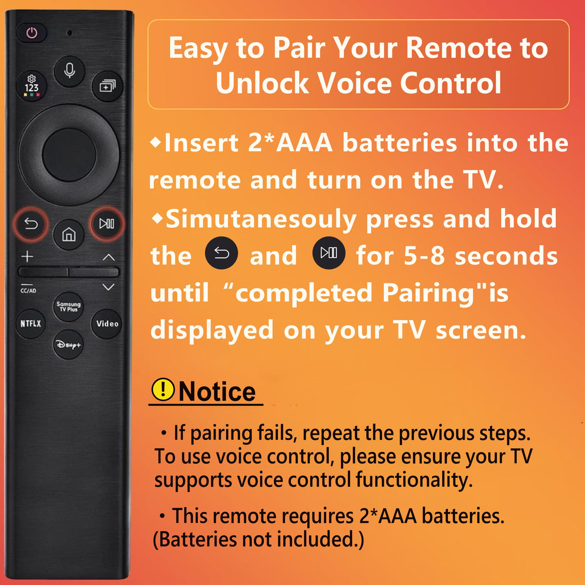 Replacement for LG TV Remote, for All 2019-2025 LG Remote Control for Smart TV with Voice and Pointer Function, for LG Magic Remote. 1-Year Warranty.
