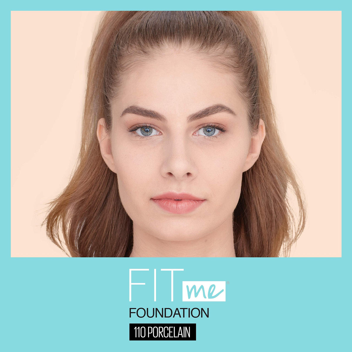 Maybelline Fit Me Matte + Poreless Liquid Oil-Free Foundation Makeup, Sun Beige, 1 Count (Packaging May Vary)