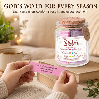 Read This When Bible Verses Jar – Birthday Gifts for Women, Christian Gifts, Christmas Gift for Women, Gift for Mom from Daughter
