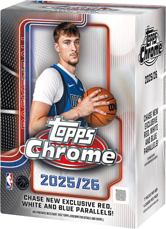 2025-26 Topps Chrome NBA Basketball - Factory Sealed - Value Box