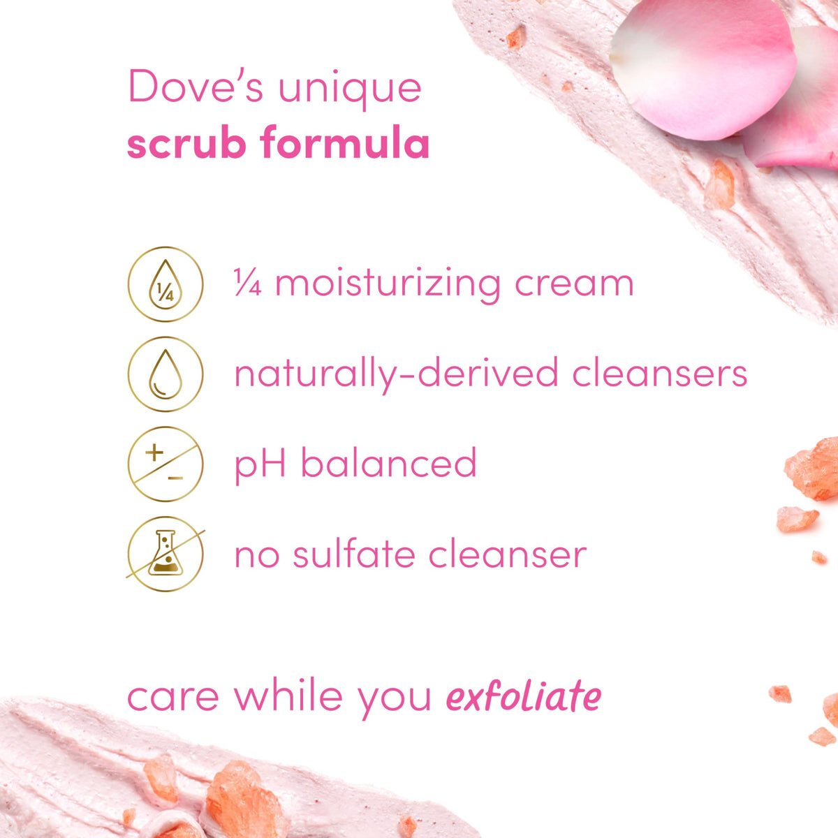 Dove Exfoliating Body Scrub, Brown Sugar & Coconut Butter, 15 oz