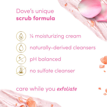 Dove Exfoliating Body Scrub, Brown Sugar & Coconut Butter, 15 oz