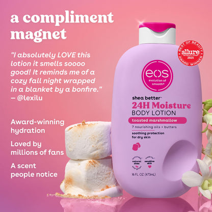 eos Shea Better Body Lotion- Crème de Pistachio, Natural Shea, 16 fl oz