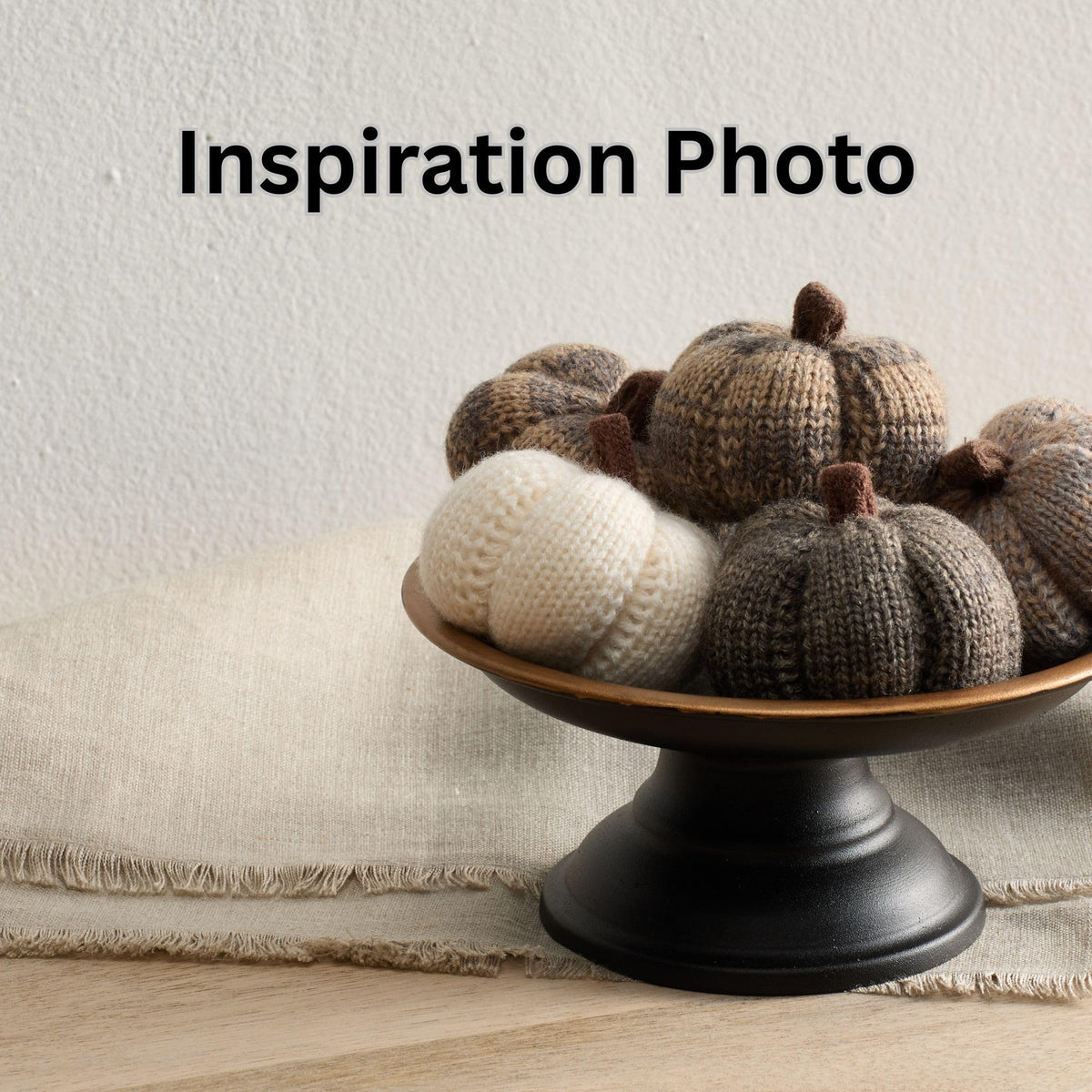Mini Knit Pumpkins Set of 5, Fall Décor (Autumn Set)