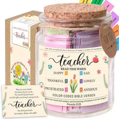 Read This When Bible Verses Jar – Birthday Gifts for Women, Christian Gifts, Christmas Gift for Women, Gift for Mom from Daughter