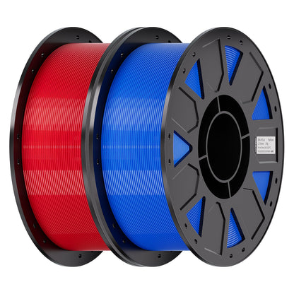 Creality PETG Filament 1.75mm 4KG, Black+White+Blue+Red, Total 4-Pack