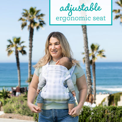 Infantino Flip 4-in-1 Baby Carrier Convertible Ergonomic, Gray