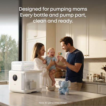 eufy S1 Pro Baby Bottle Washer, Sterilizer & Dryer, Built-in Water Softener