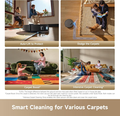 DREAME D30 Ultra CE Robot Vacuum and Mop, 25,000Pa Powerful Suction