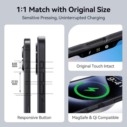 CASEKOO for iPhone Air Case, Crystal Clear, Patented Anti-Yellowing, Slim