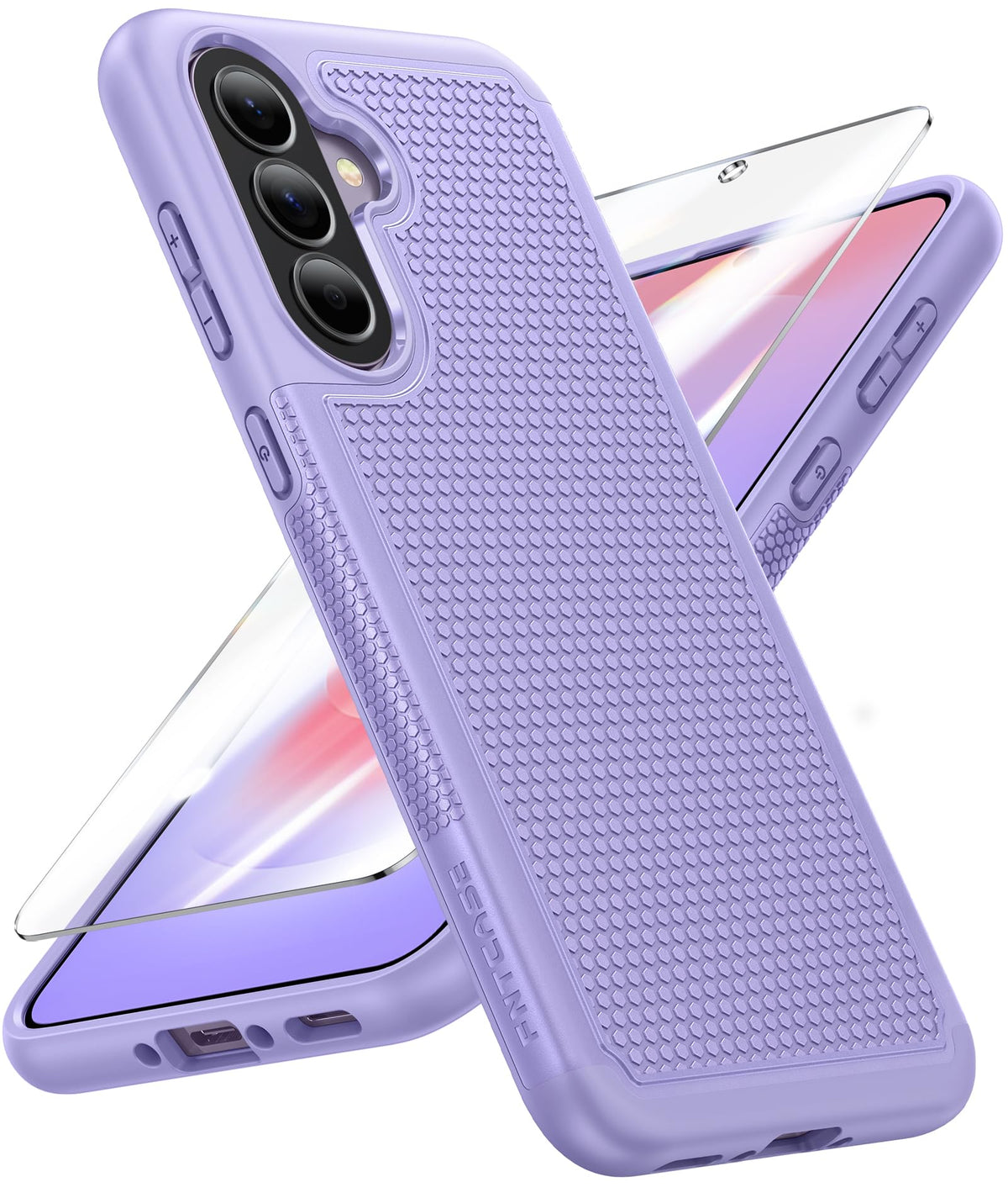 FNTCASE for Google Pixel 9a Case: Green Non Slip Textured