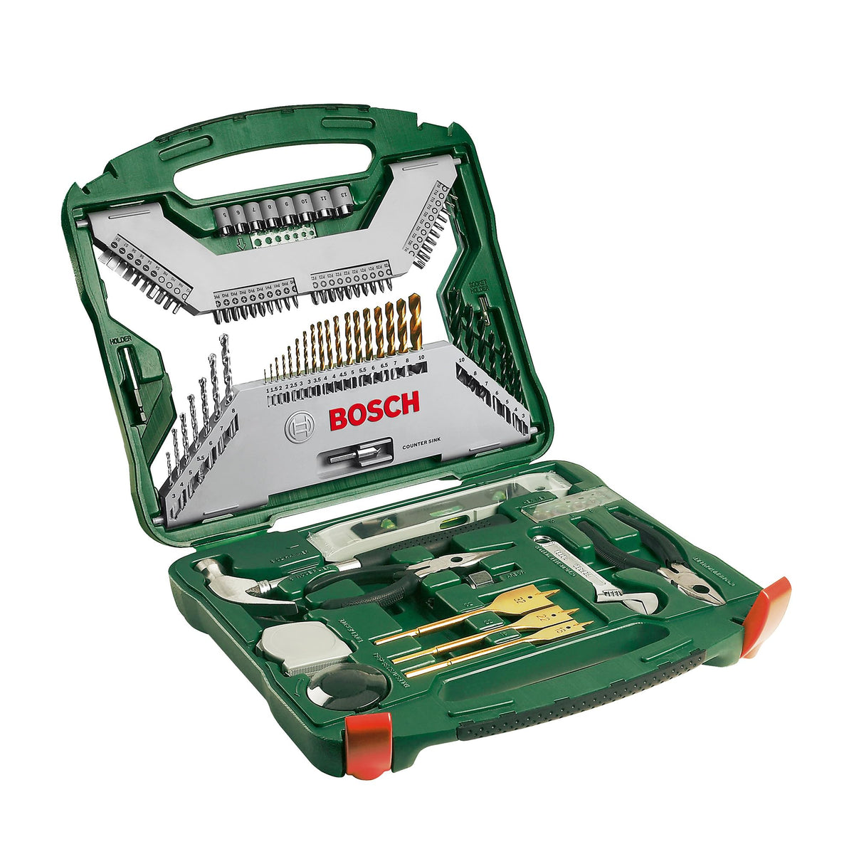 Bosch Accessories 34-piece Screwdriver/Drill bit Set (for Wood, Metal and Stone, Accessories for Drill Drivers)