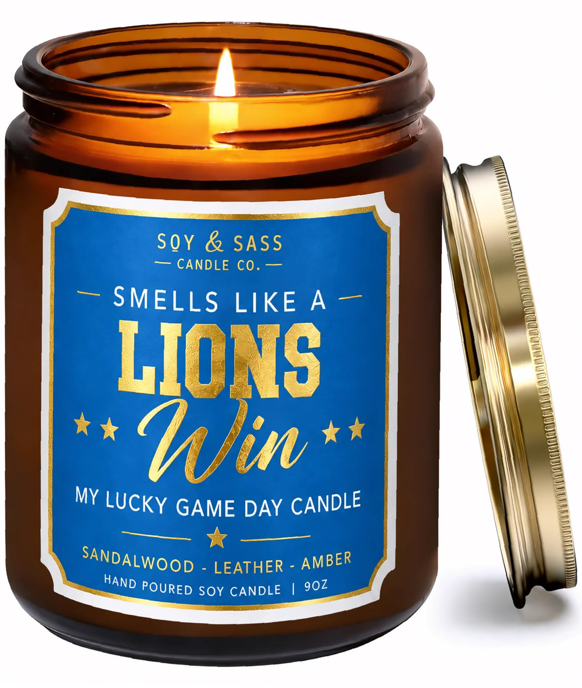 Vikings Gifts for Women / Men - Smells like a Vikings Win Candle, USA Made