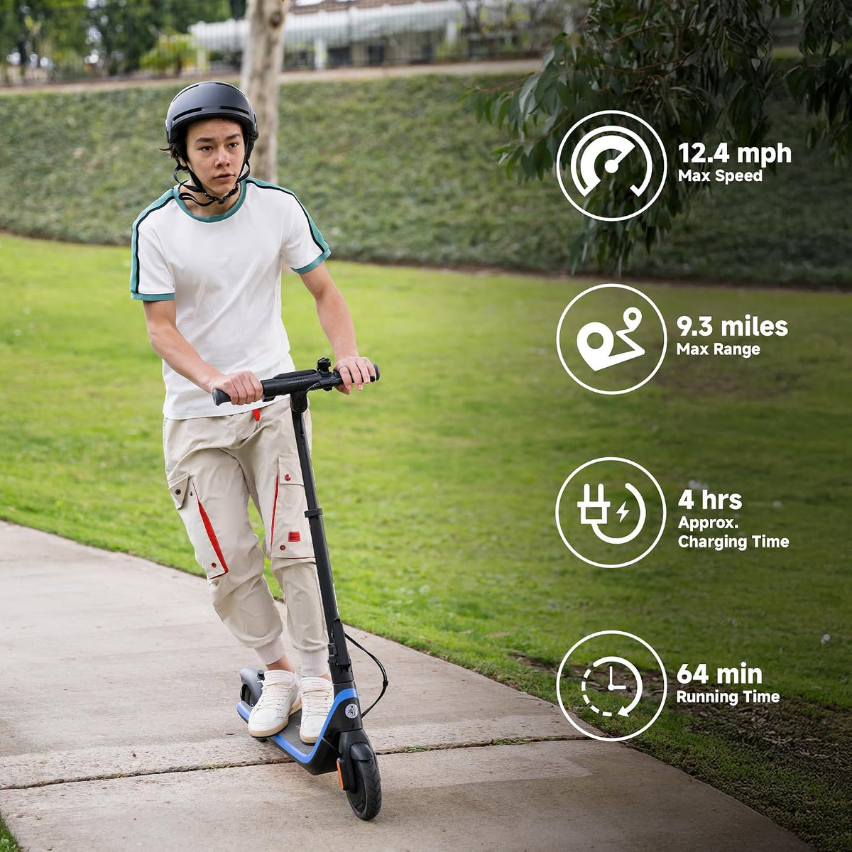 Segway C2 Pro /C2 Go / C2 Lite Kids Electric Scooter, Lightweight Design, UL Certified
