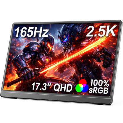 MNN 15.6" 4K Portable Monitor, UHD IPS, USB-C HDMI, with Smart Cover Stand