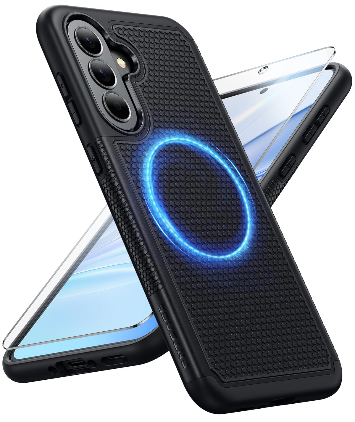 FNTCASE for Google Pixel 9a Case: Green Non Slip Textured