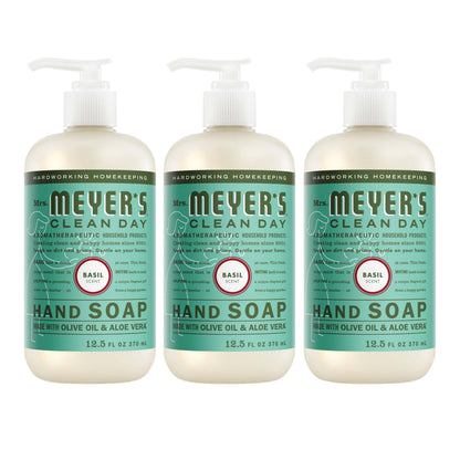 MRS. MEYER'S CLEAN DAY Liquid Hand Soap, Lemon Verbena, 12.5 fl oz, 3 Pack
