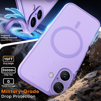 TAURI for iPhone 16 Pro Max Case, Compatible with MagSafe, Purple