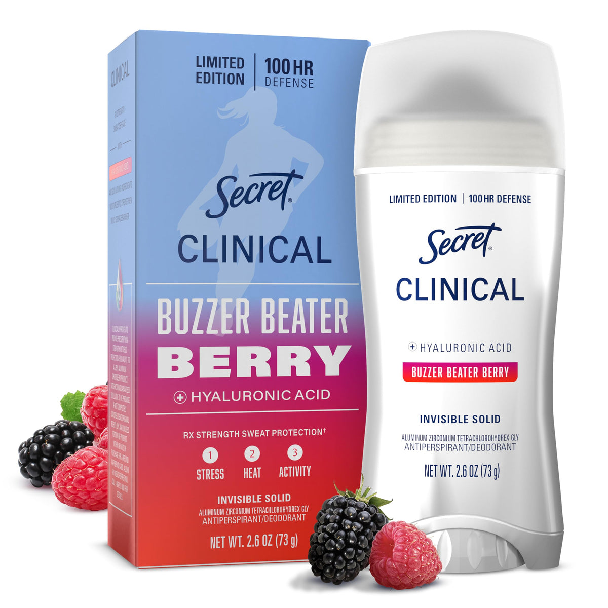 Secret Clinical Antiperspirant Deodorant for Women, Completely Clean 2.6 oz