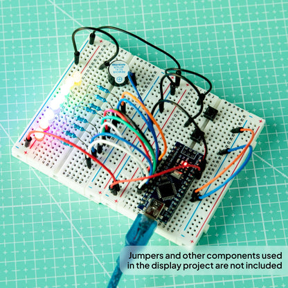 ELEGOO 400 Point Solderless Breadboard Kit, Small Prototyping Boards 6PCS